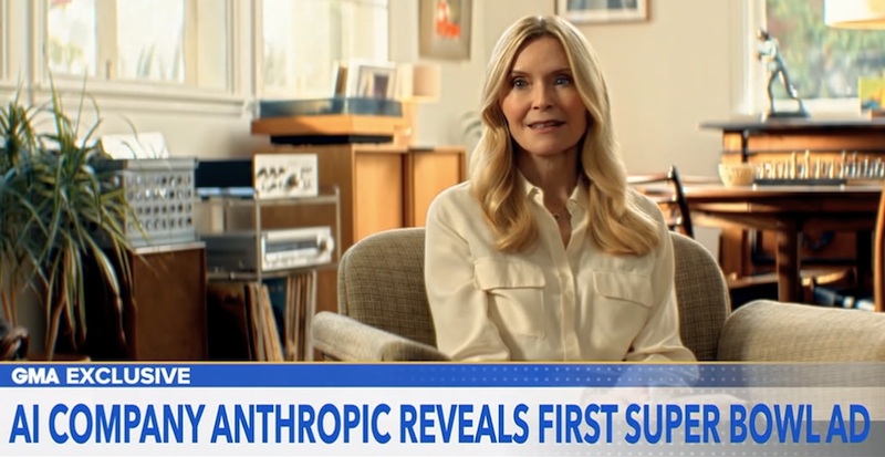 My Favorite B2B Marketing Examples (brands I'd steal from right now) 1 AI Company Anthropic Reveals First Super Bowl Ad