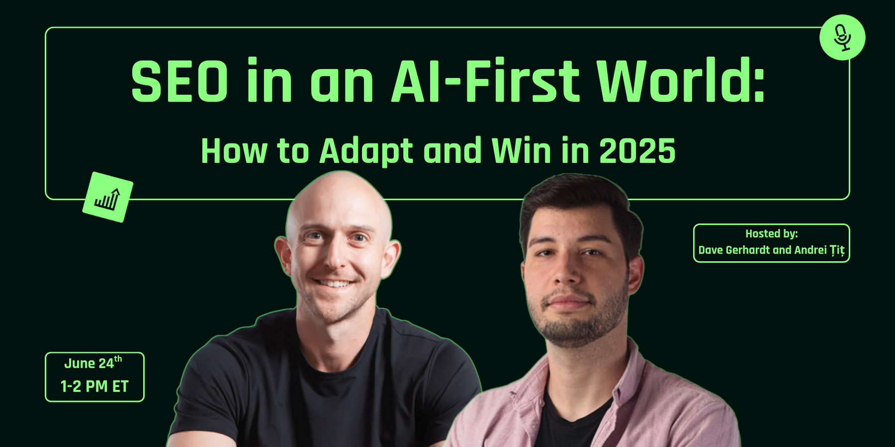 SEO in an AI-First World Webinar Banner