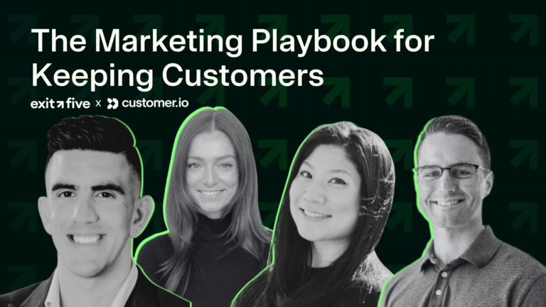 Group of people promoting marketing playbook