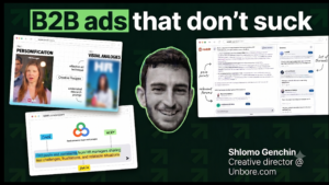 B2B ads with engaging visuals and tips