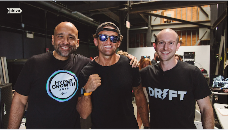 The Best B2B Marketing Education Likely Won’t Come From A Course 1 David Cancel, Casey Neistat and me, in my Drift Days