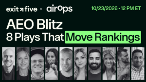 AEO Blitz: 8 Plays That Move Rankings