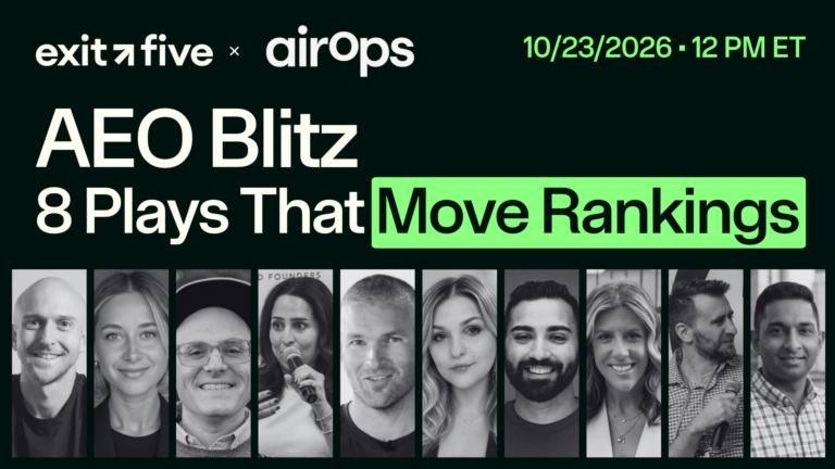 AEO Blitz: 8 Plays That Move Rankings