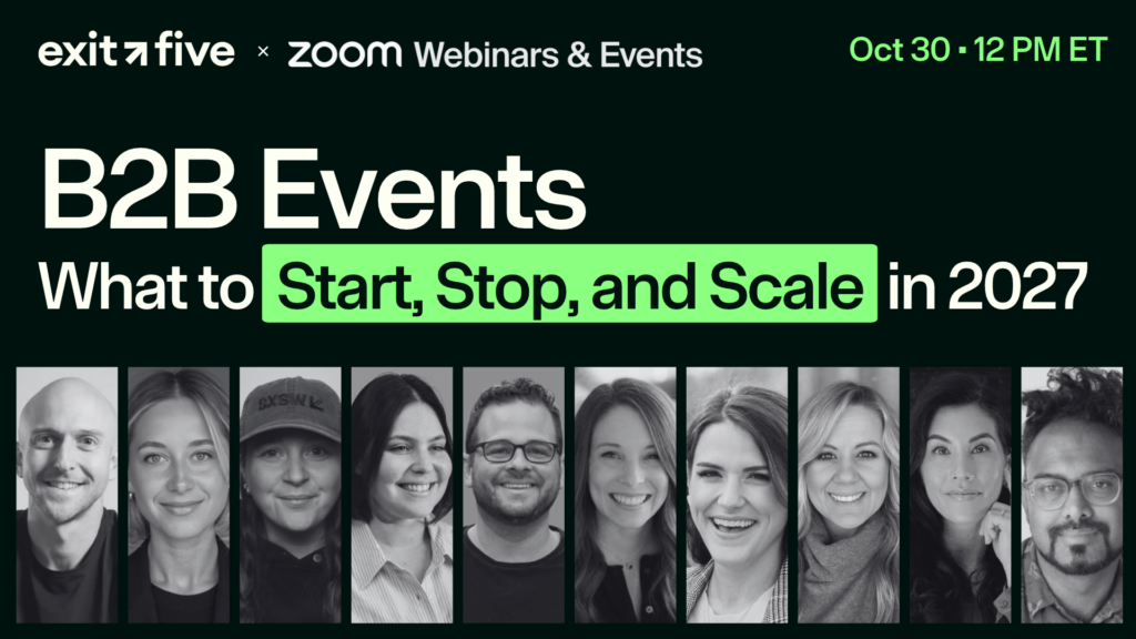 B2B Events: What to Start, Stop, and Scale in 2027