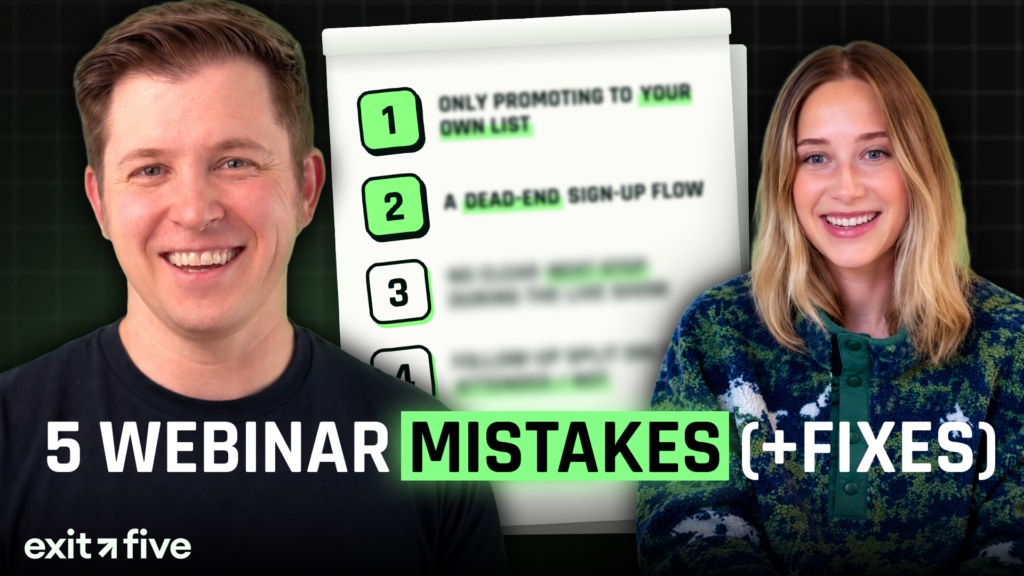Webinar mistakes and solutions discussed