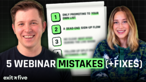Webinar mistakes and solutions discussed