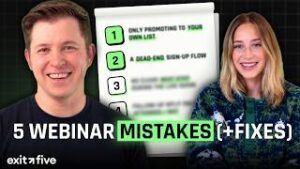 Webinar mistakes and solutions discussed