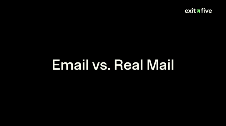 Email vs. Real Mail