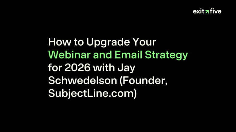How to Upgrade Your Webinar and Email Strategy for 2026 with Jay Schwedelson (Founder, SubjectLine.com)