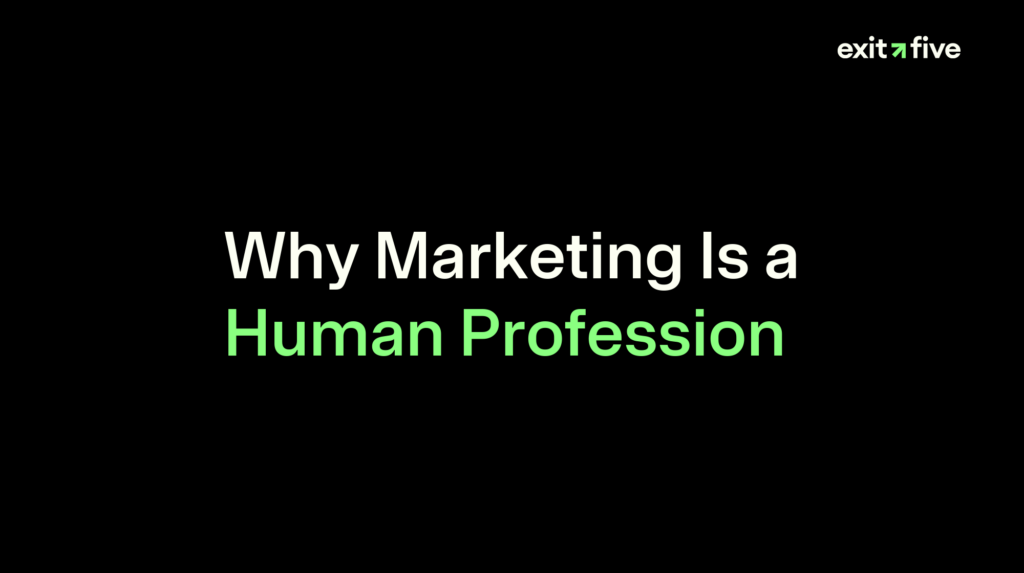 Why Marketing Is a Human Profession
